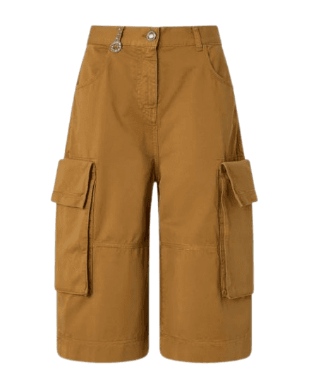 pinko shorts brown - women