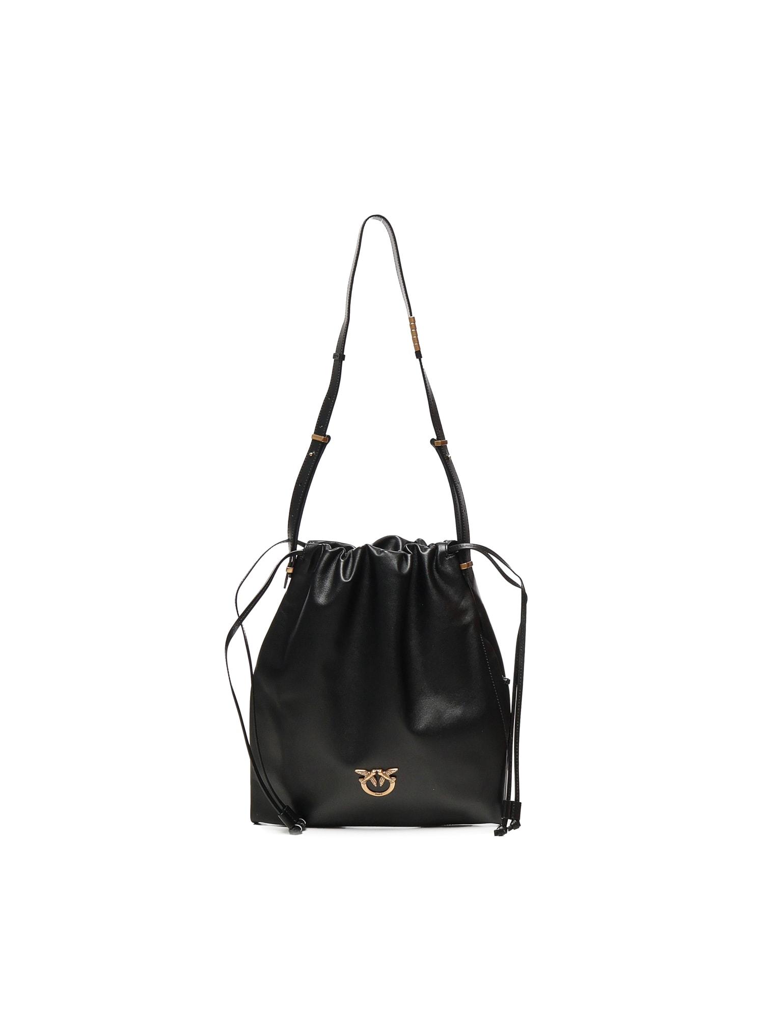 pinko shoulder bag with logo
