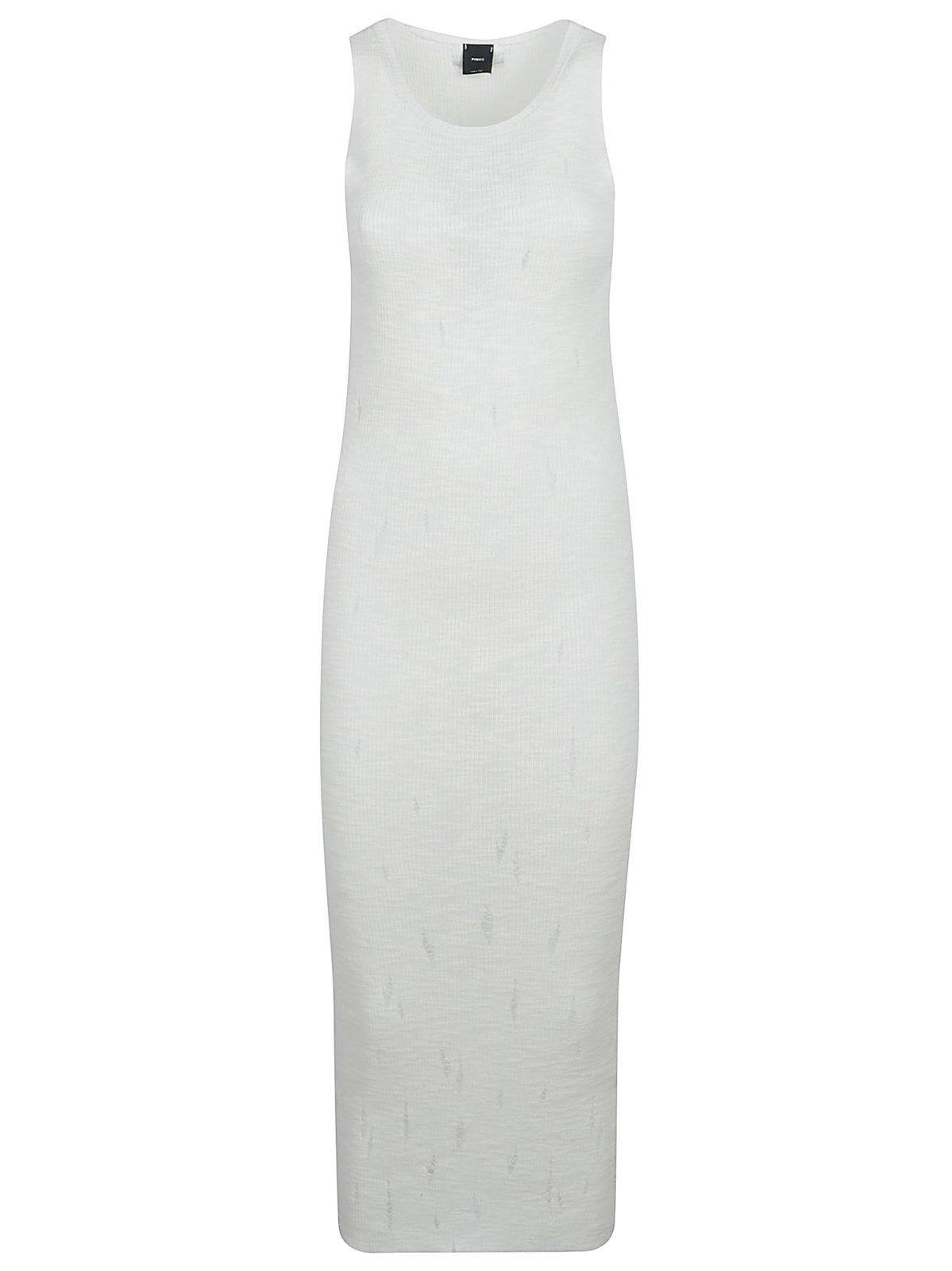 pinko sleeveless midi dress
