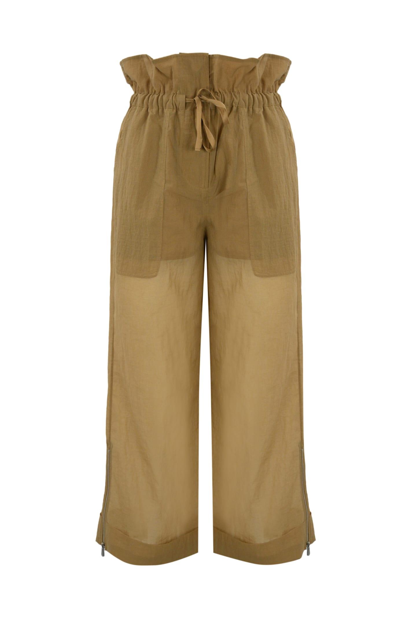 pinko somebody culotte trousers in light fabric