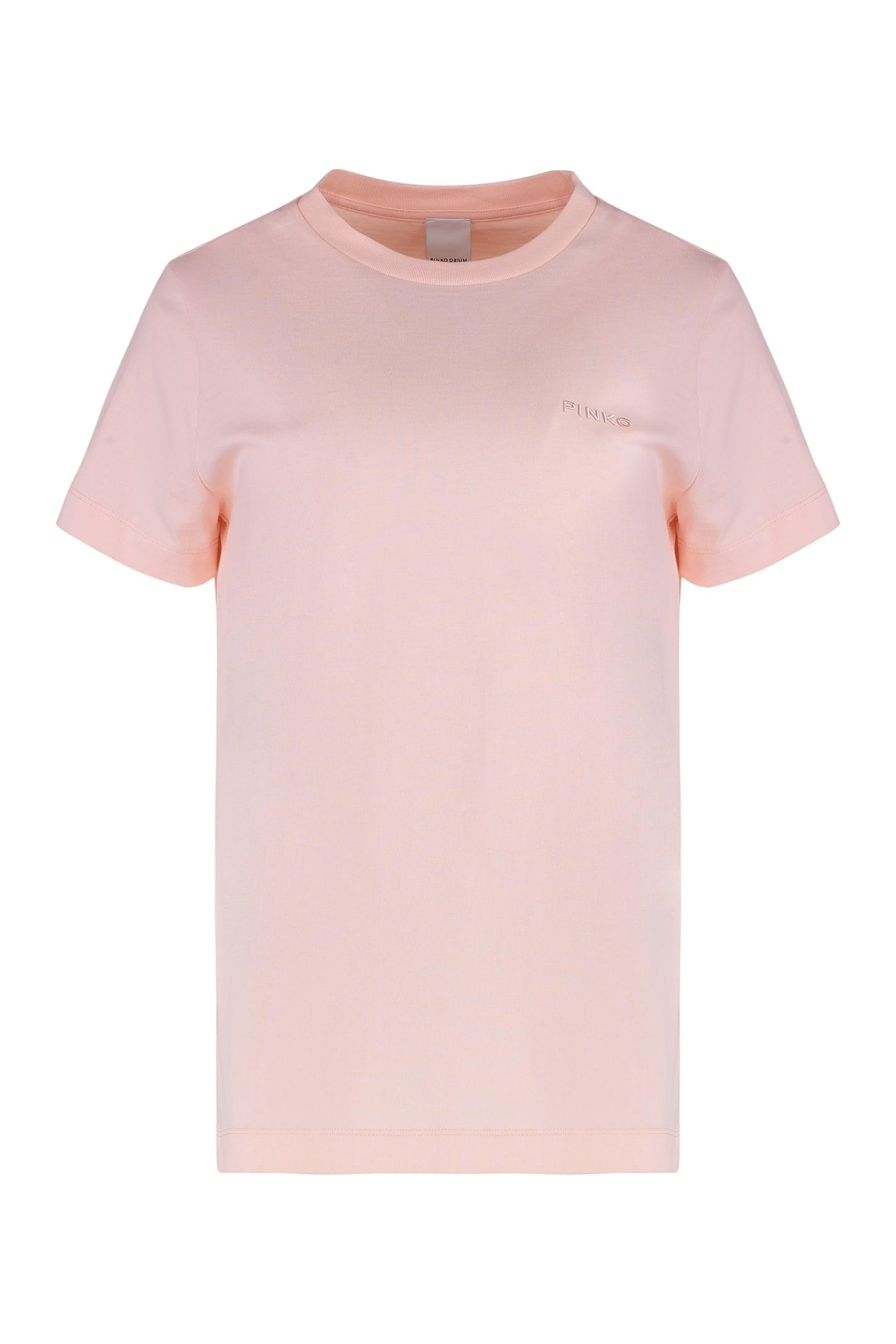 pinko start cotton crew-neck t-shirt