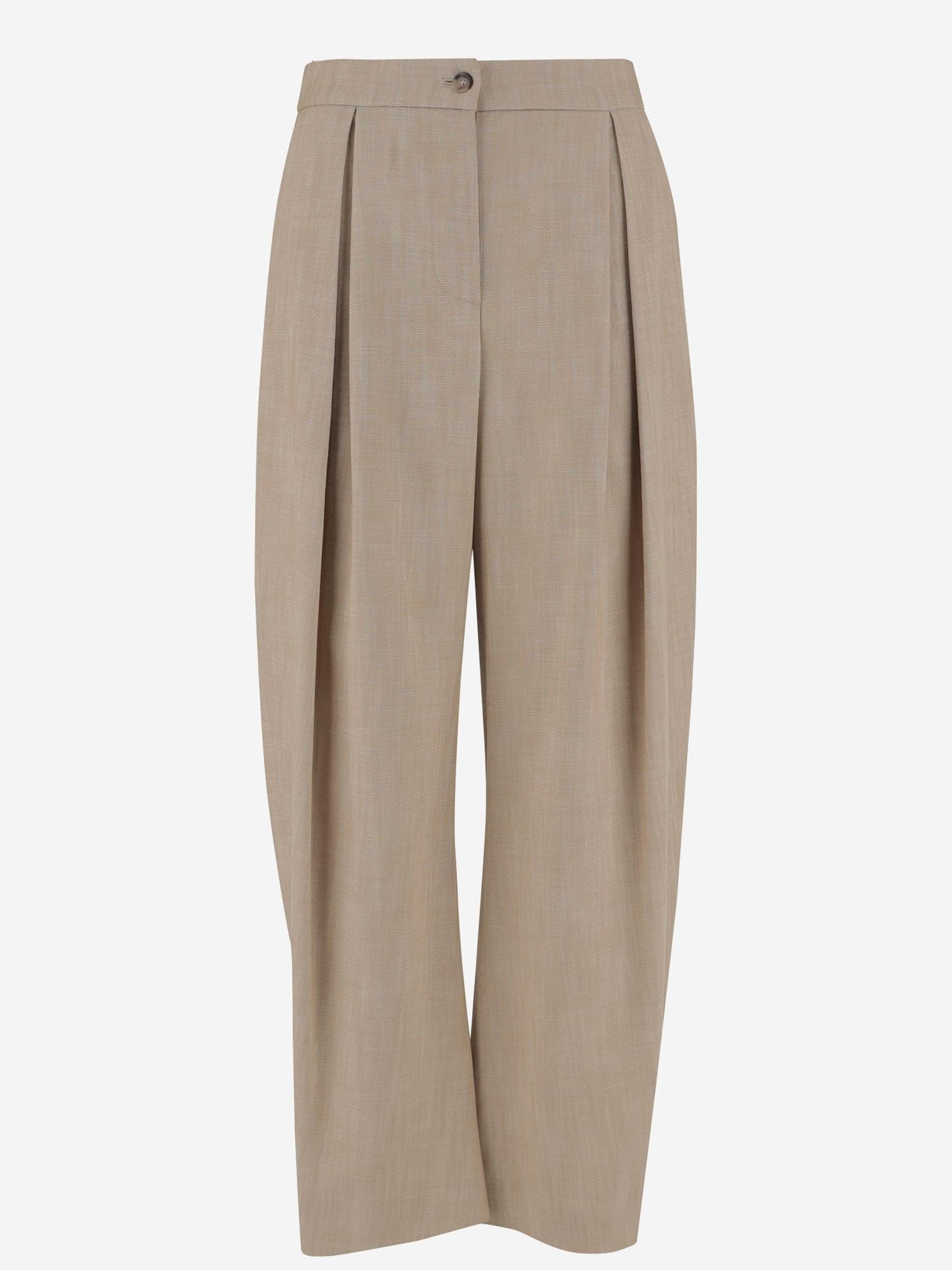 pinko stretch viscose blend baggy pants