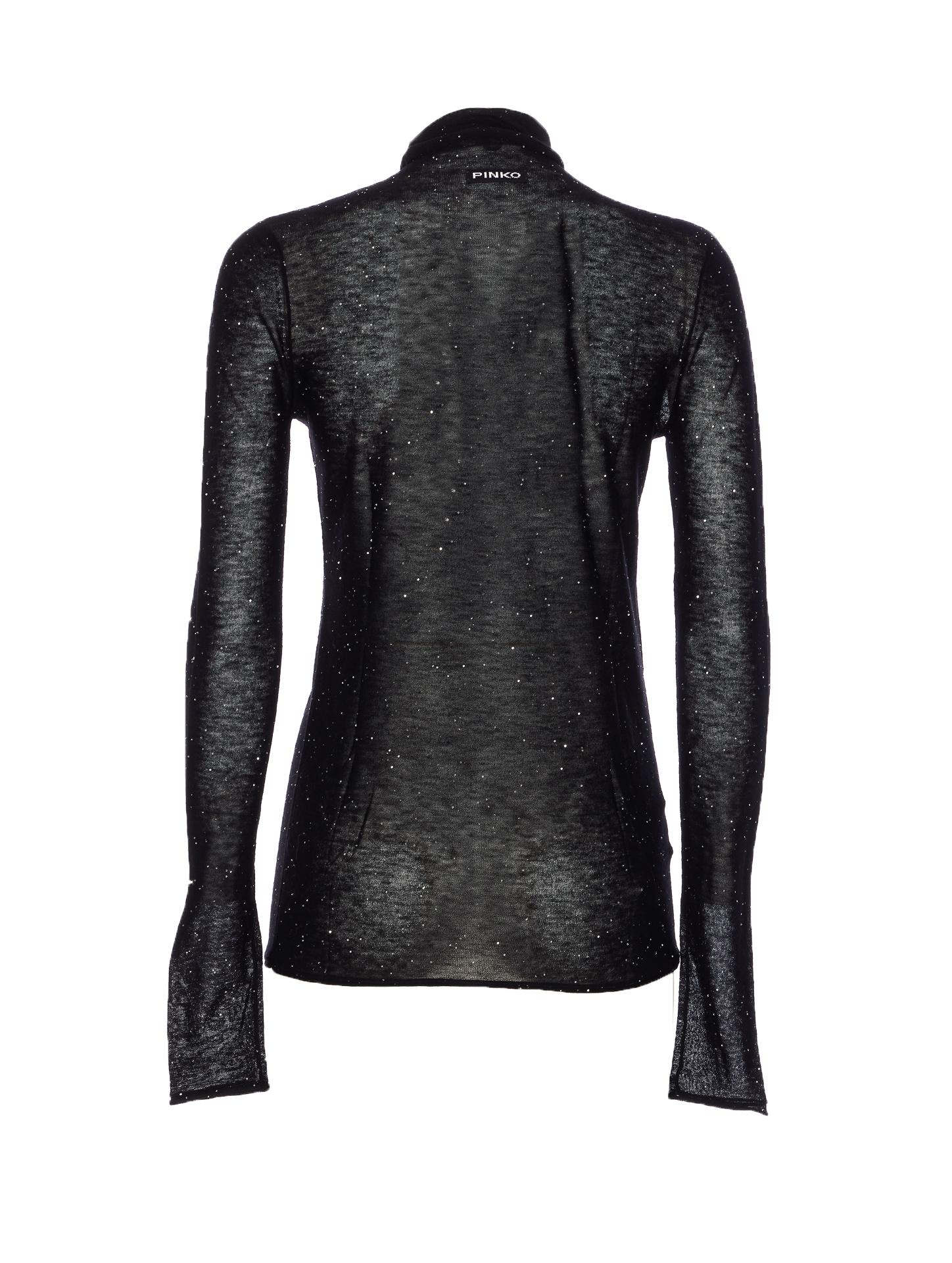 pinko sweaters black wool - women