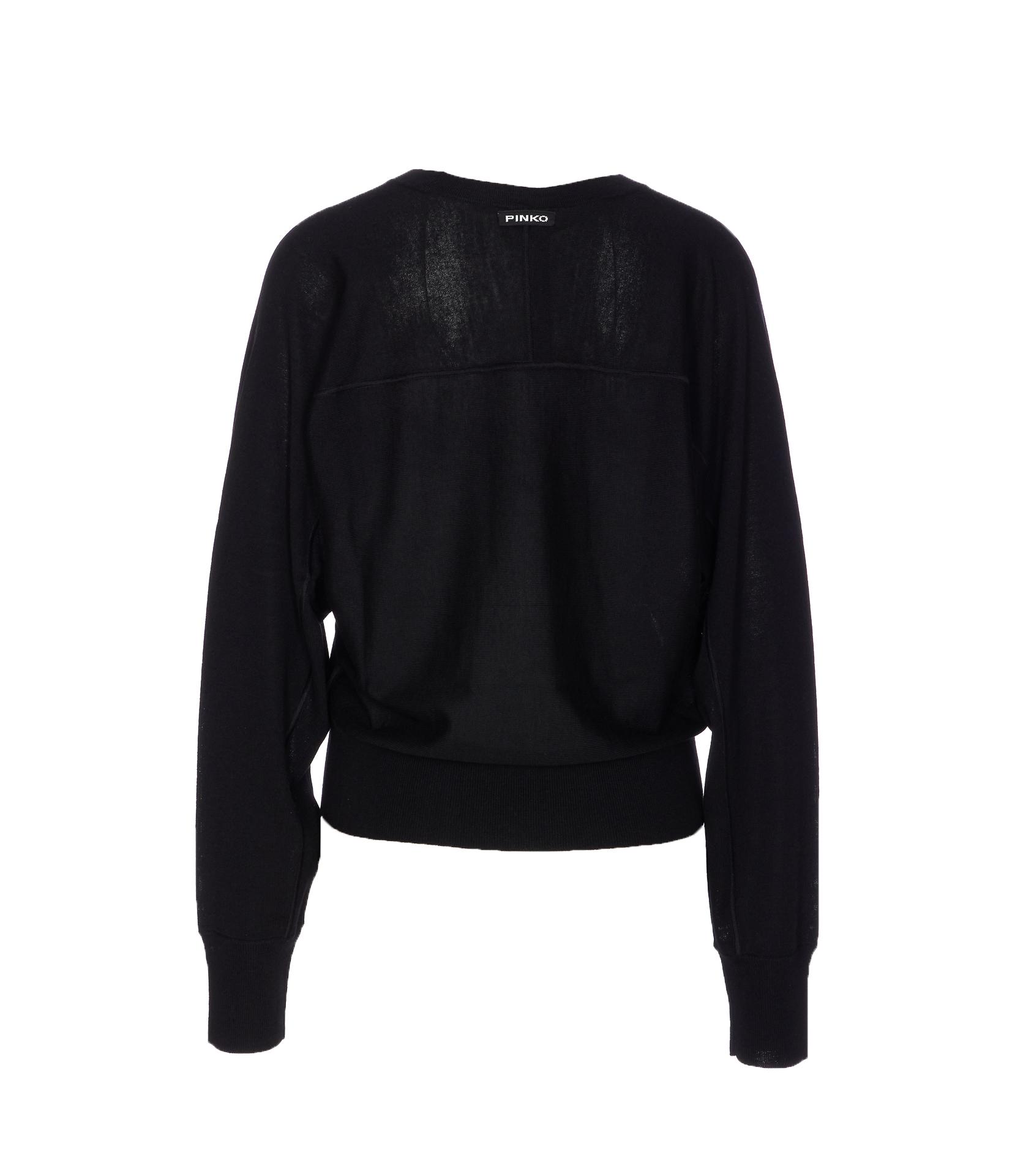 pinko sweaters black wool - women