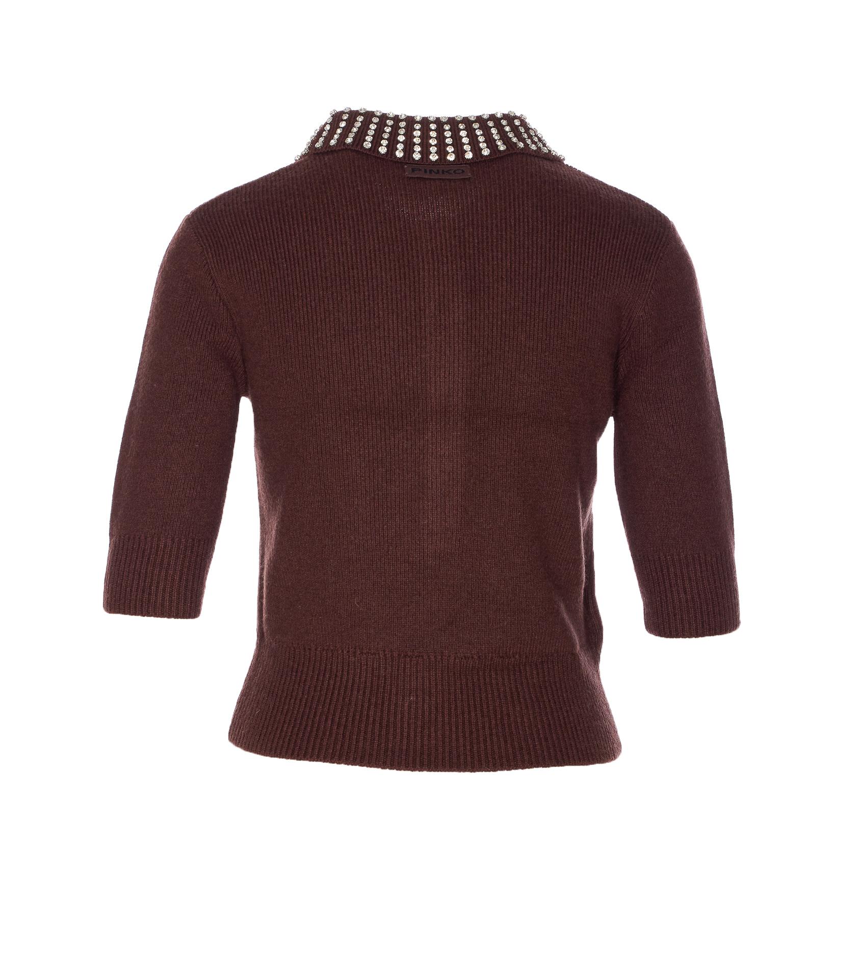 pinko sweaters red nylon - women