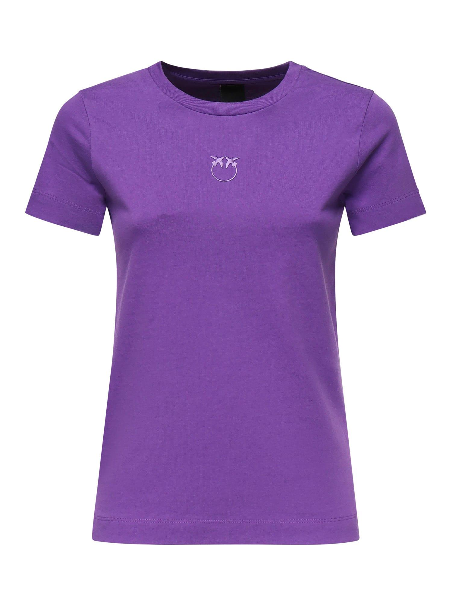 pinko t-shirt with logo embroidery
