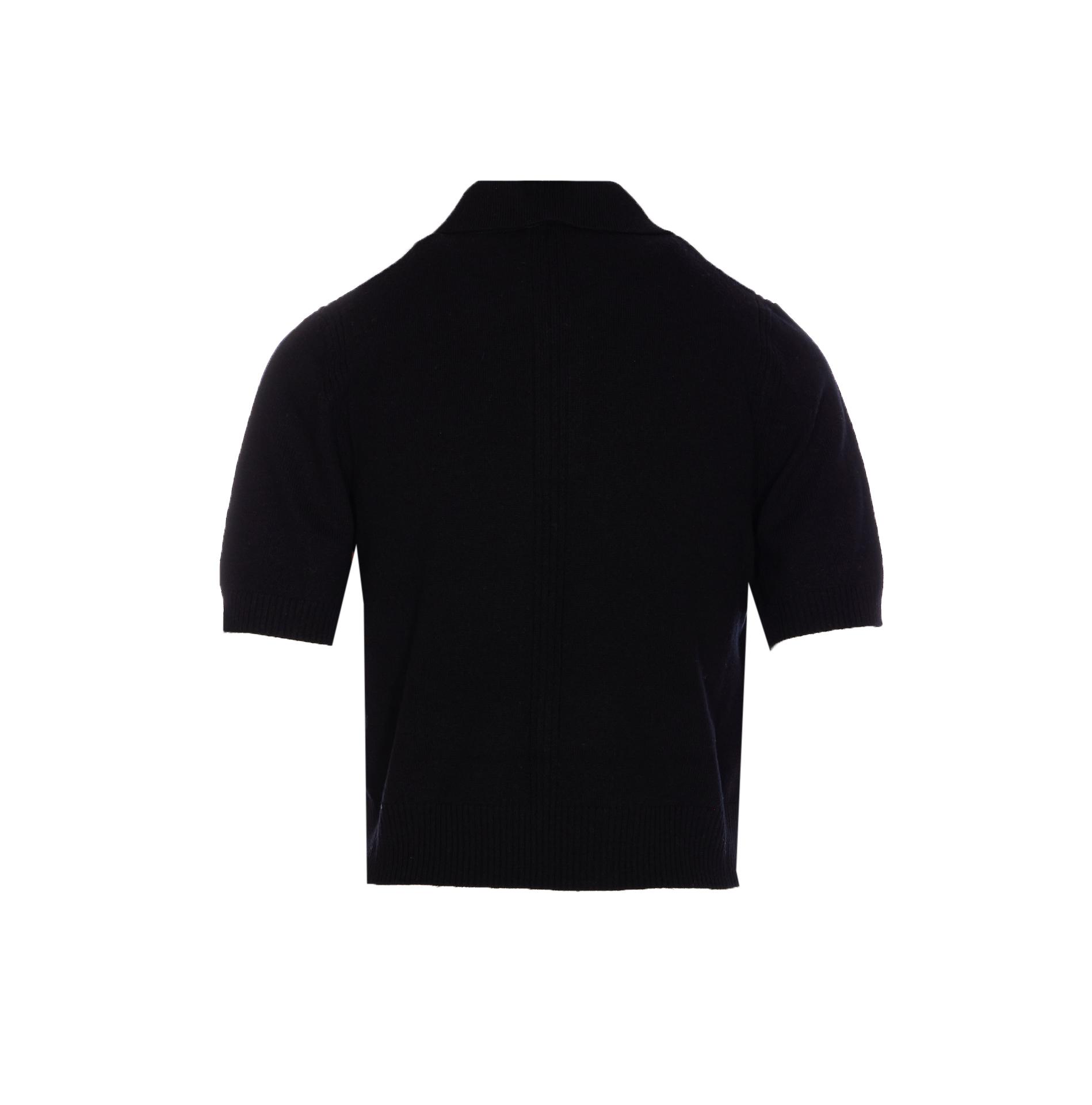 pinko t-shirts and polos black wool cashmere - women