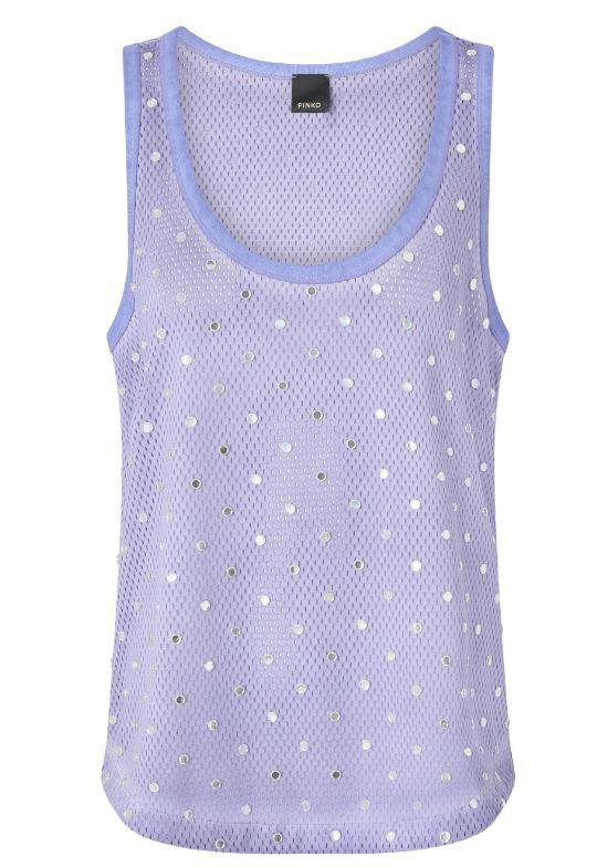 pinko t-shirts and polos purple - women