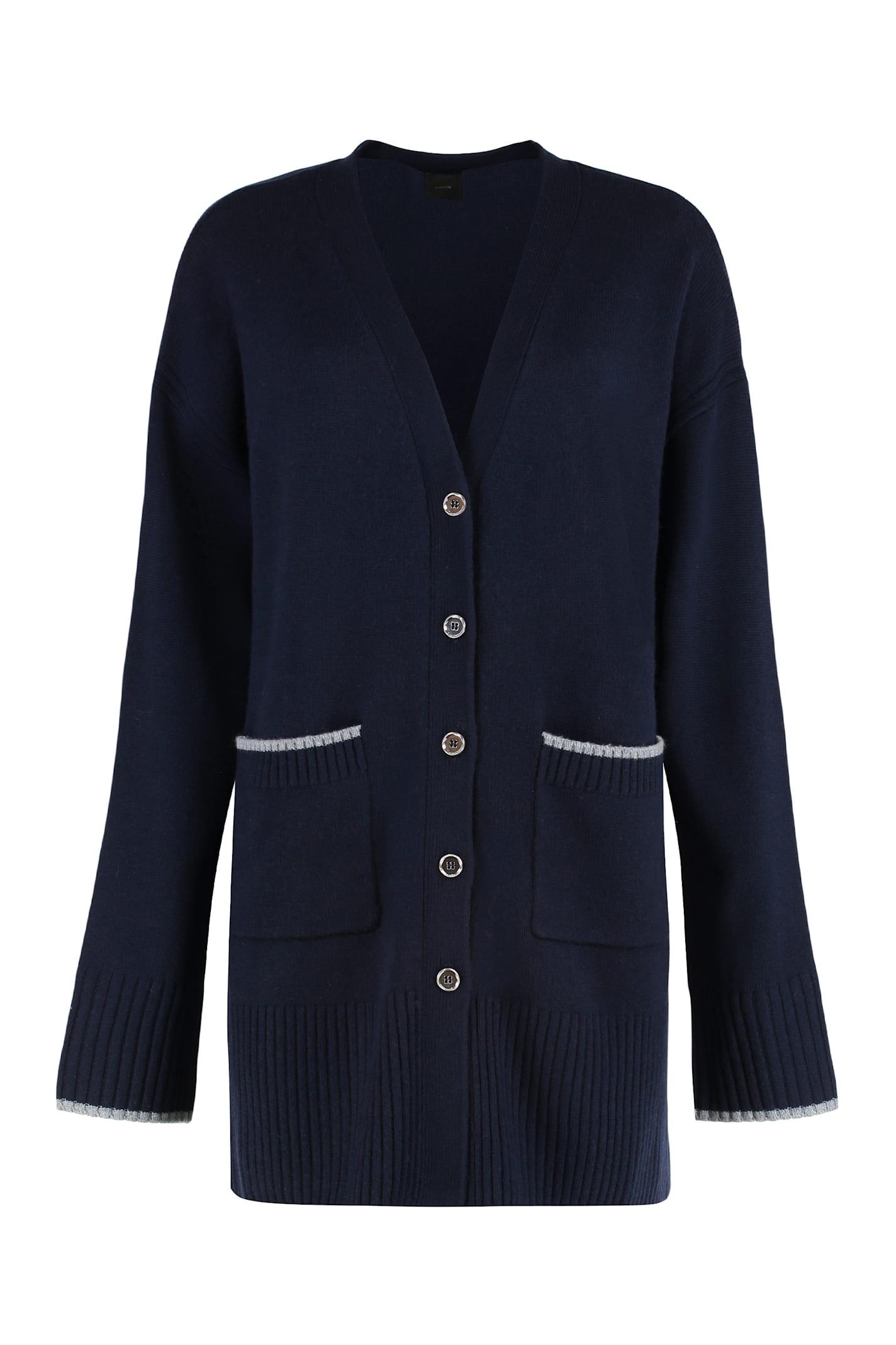 pinko tasmania wool and cashmere cardigan