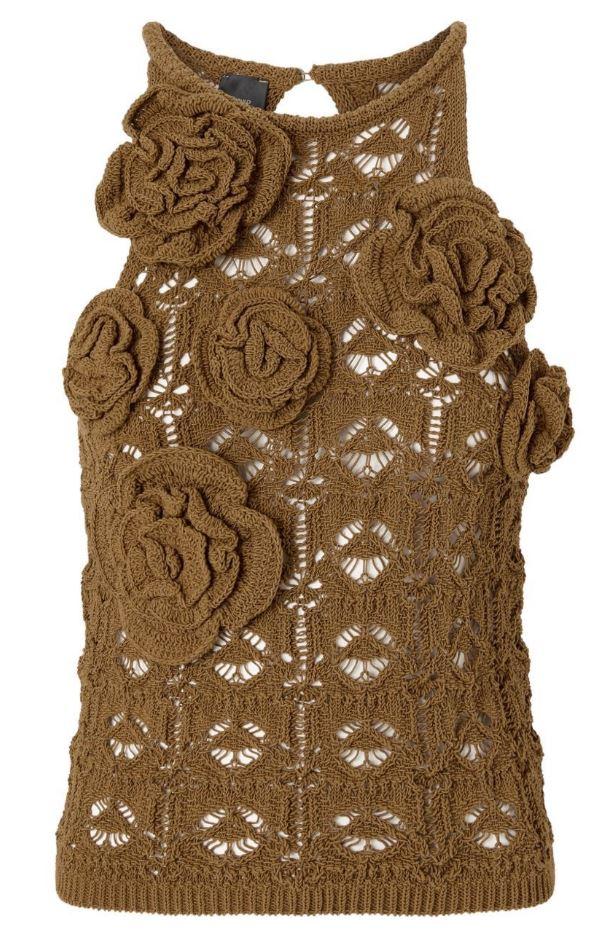 pinko top brown - women
