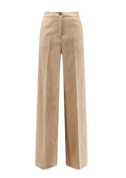 pinko trousers beige vi pa ea - women