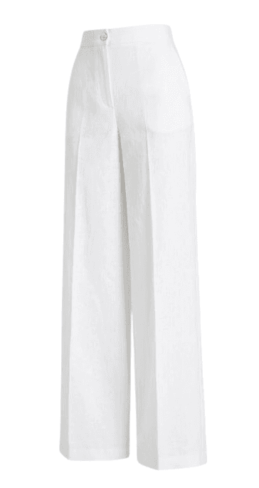 pinko trousers white vi pa ea - women