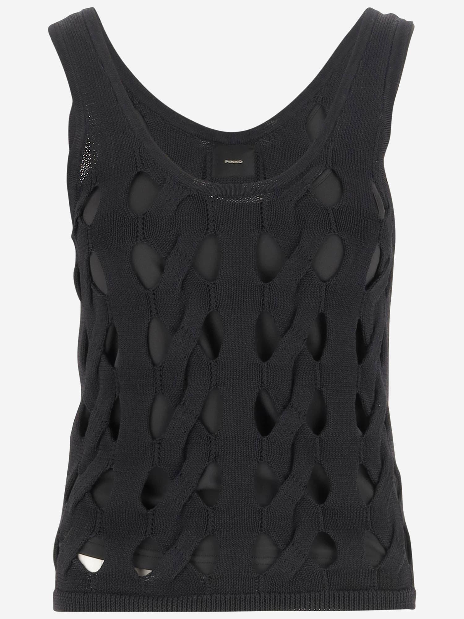 pinko viscose blend derrik top