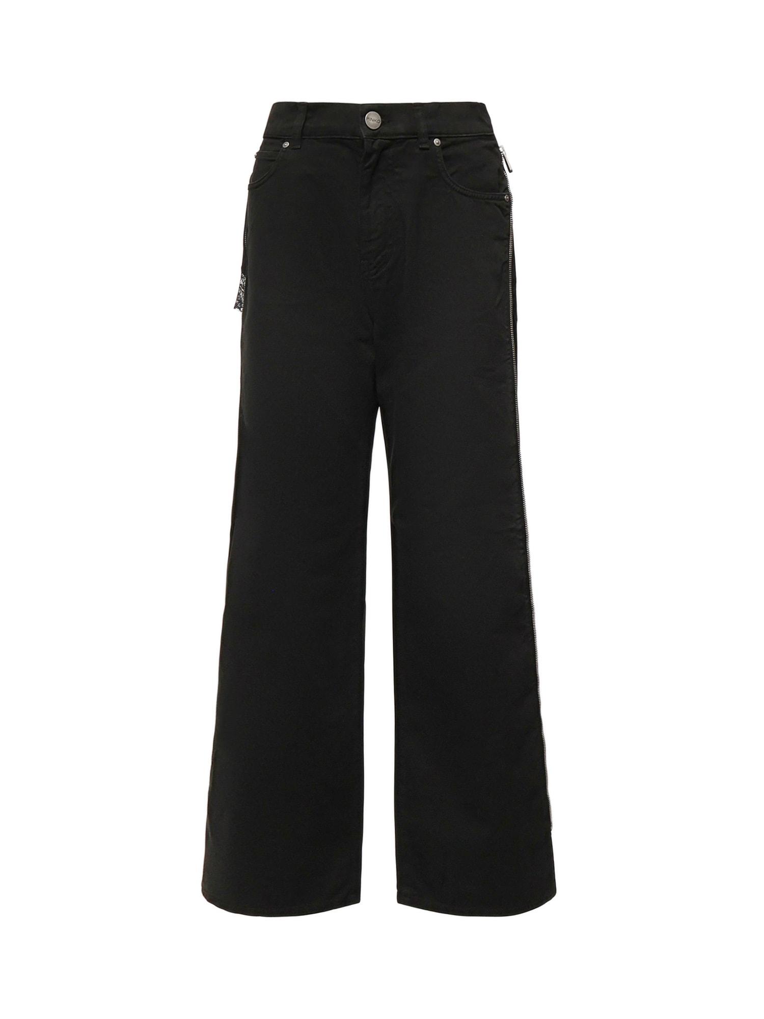 pinko wanda jeans with side zips