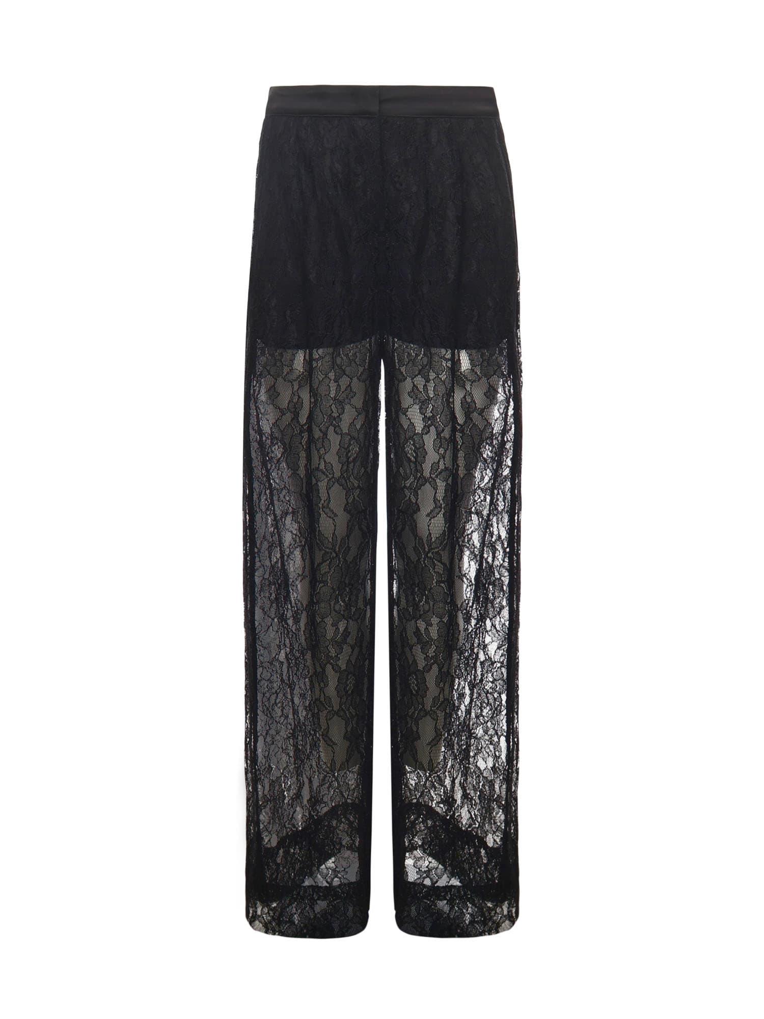 pinko wide-leg lace pants