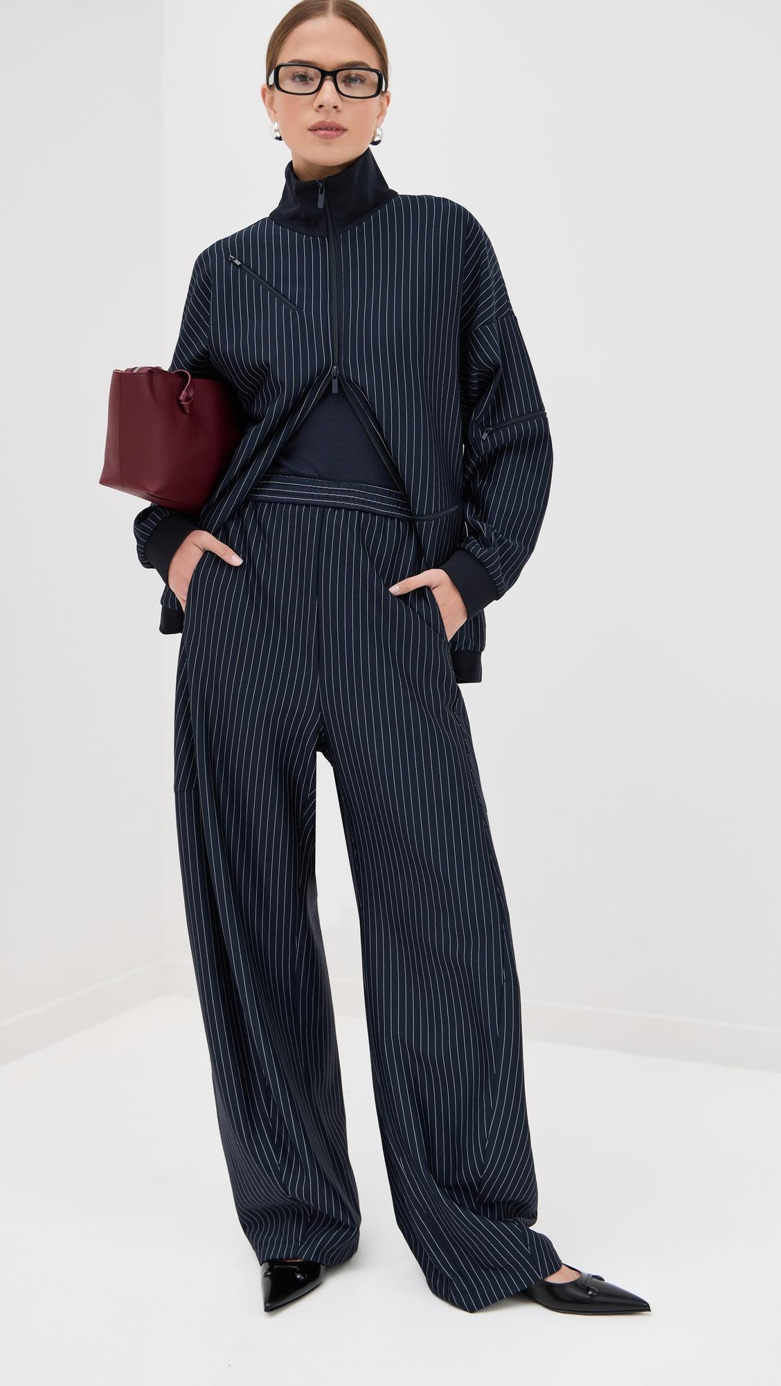 pinstripe active knit winslow pants