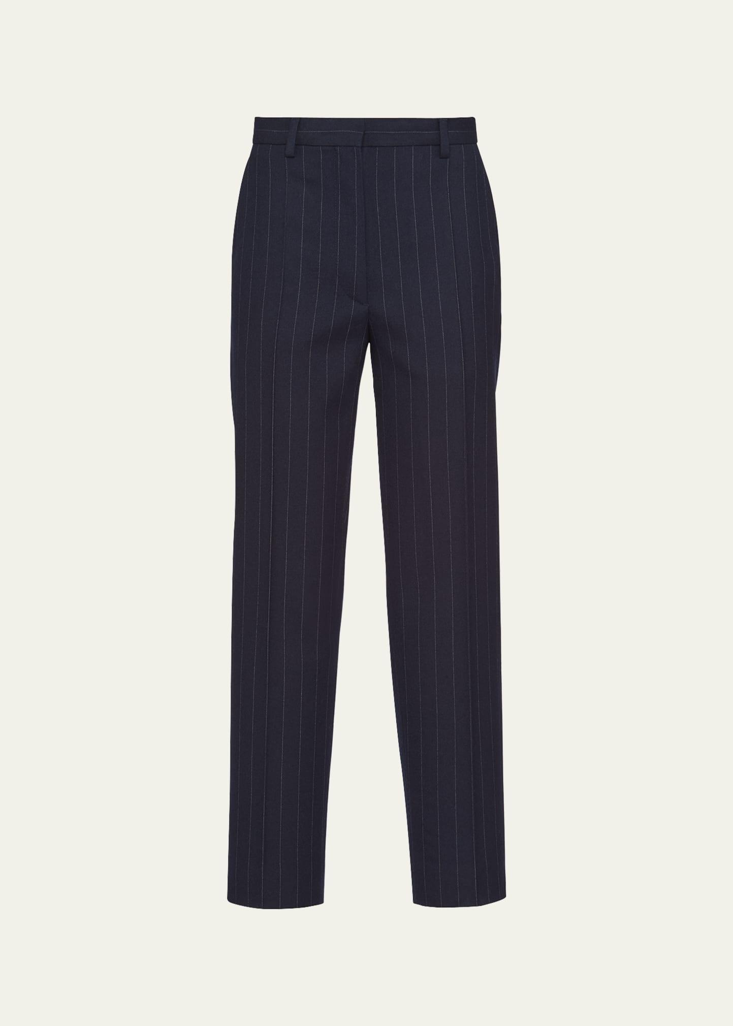 pinstripe classic wool pants