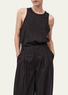 pinstripe wool tank top