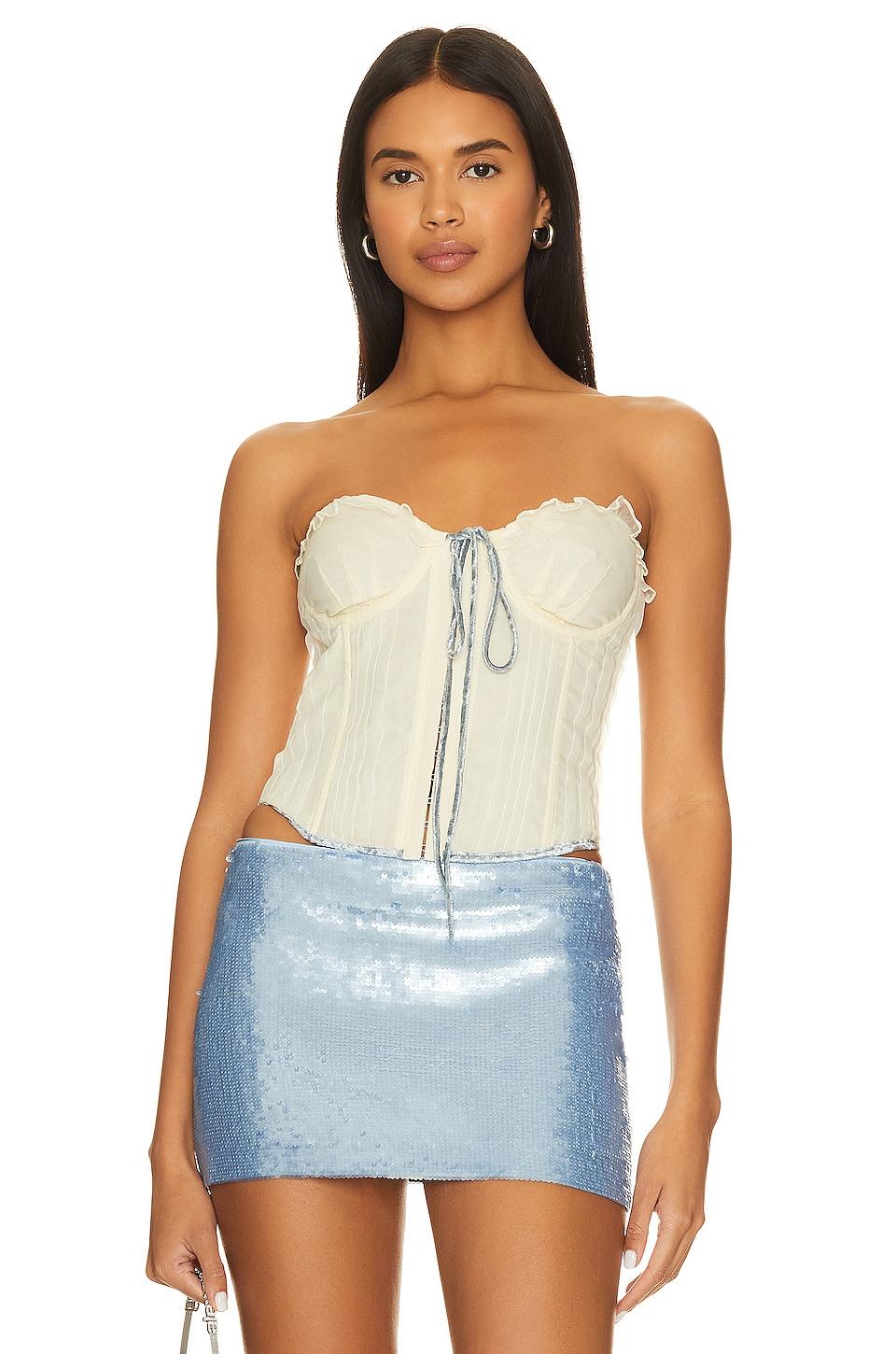 pintuck corset
