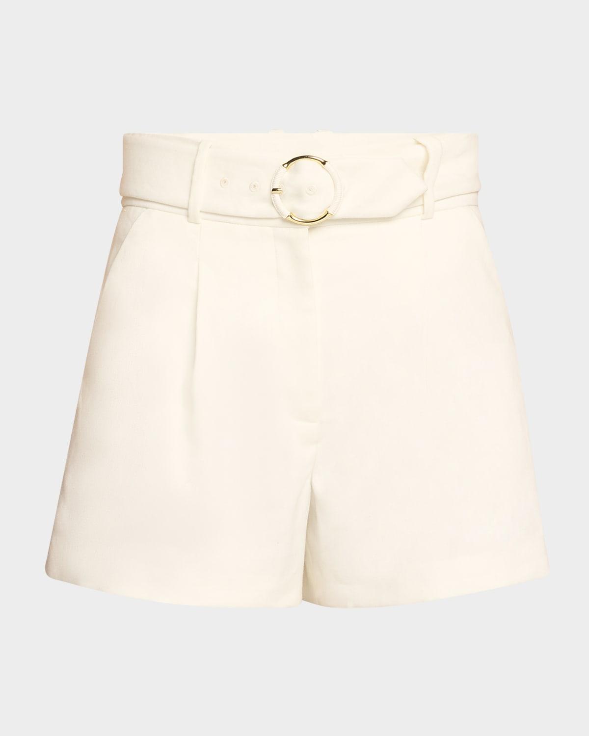 piper belted shorts