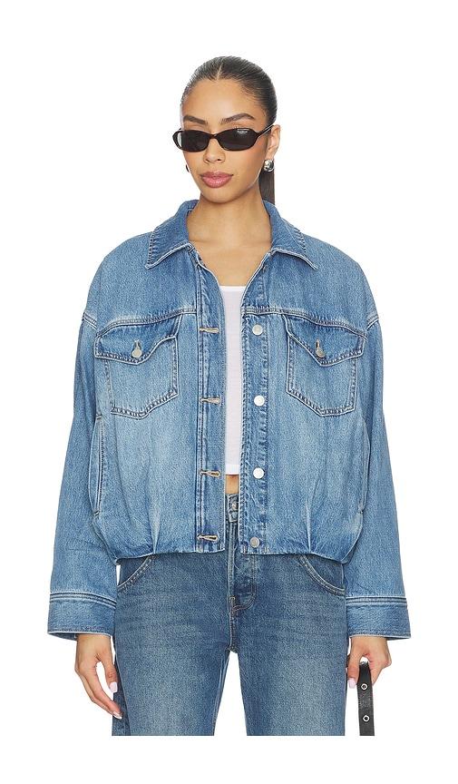 pistola bibi blouson jacket in blue.