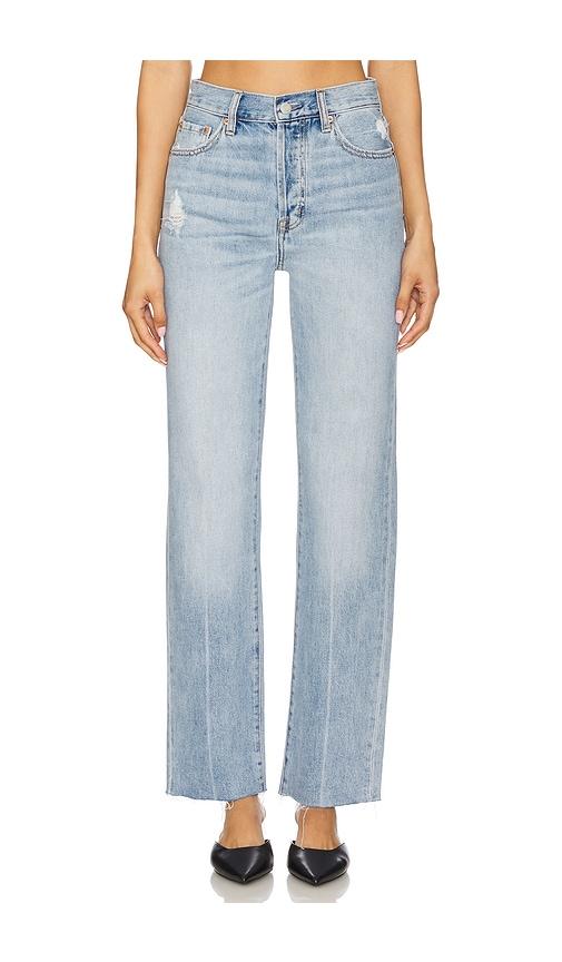 pistola cassie straight jeans in blue.