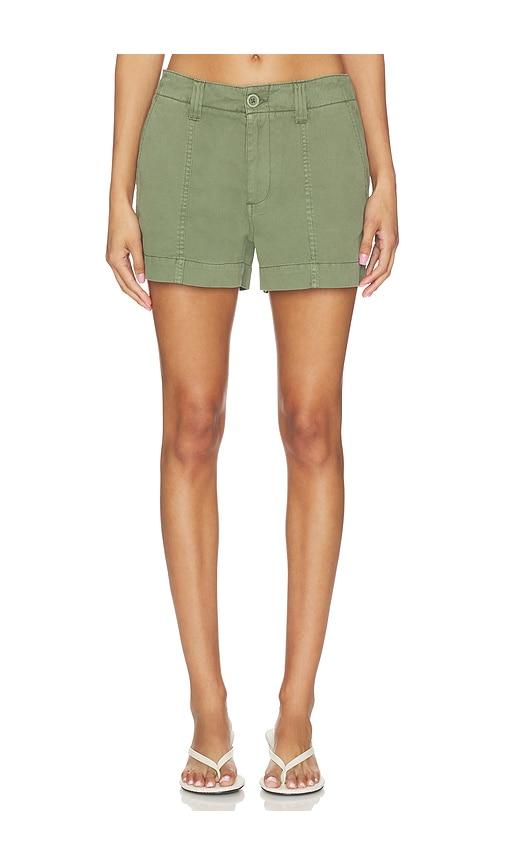 pistola mason relaxed utility short in green.