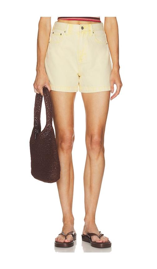 pistola saige shorts in yellow.