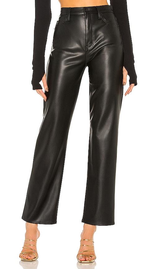 pistola x revolve cassie super high straight pant in black.