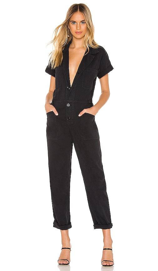 pistola x revolve grover field suit in black.