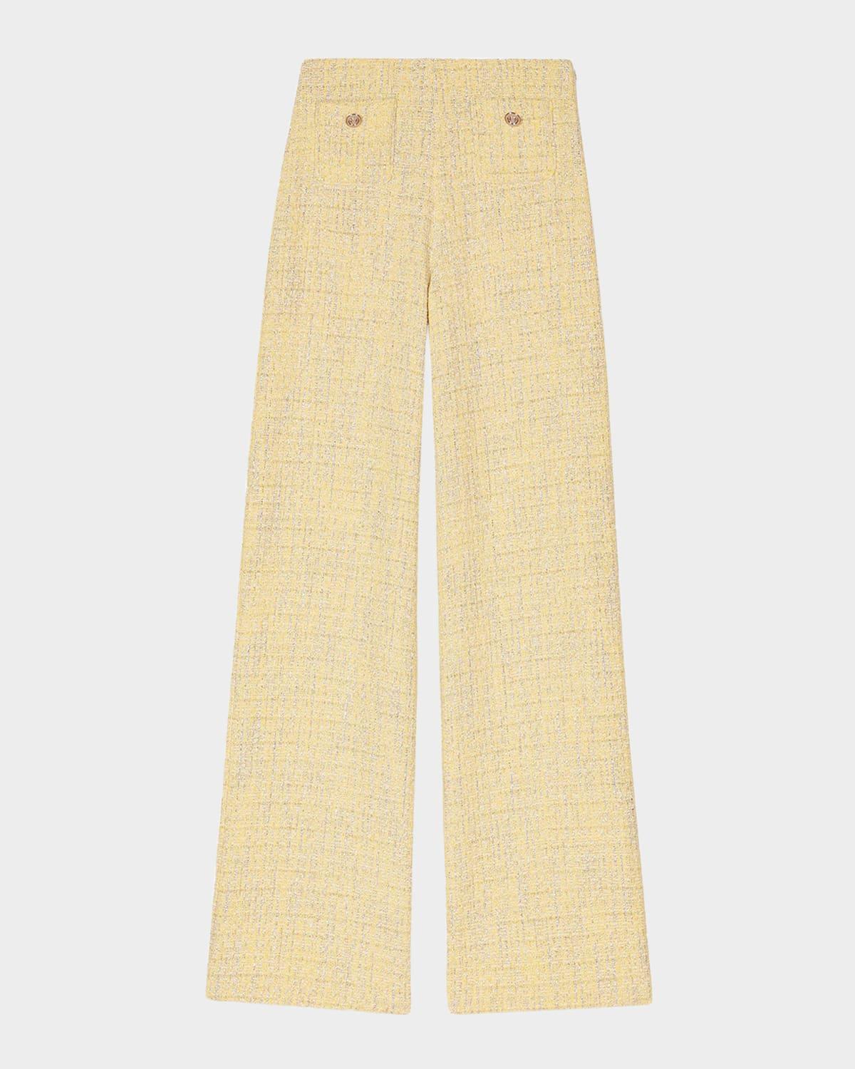 pitania tweed pants