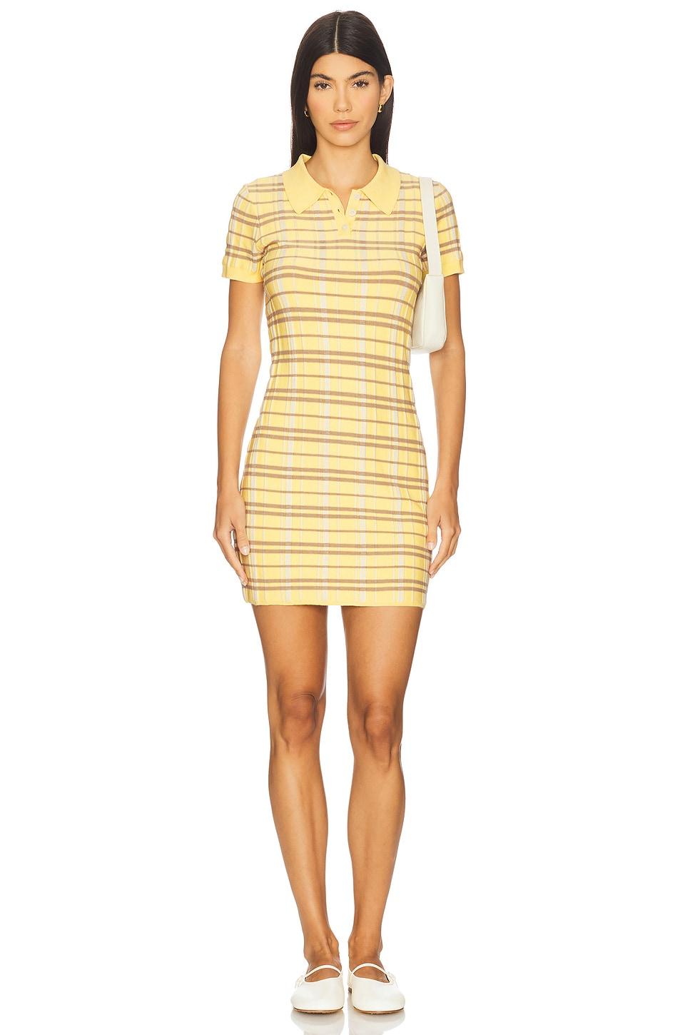 plaid polo dress