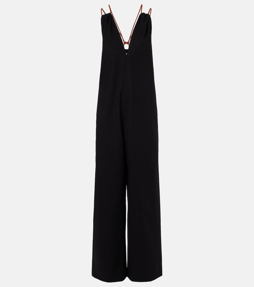 plan c cotton crêpe jumpsuit