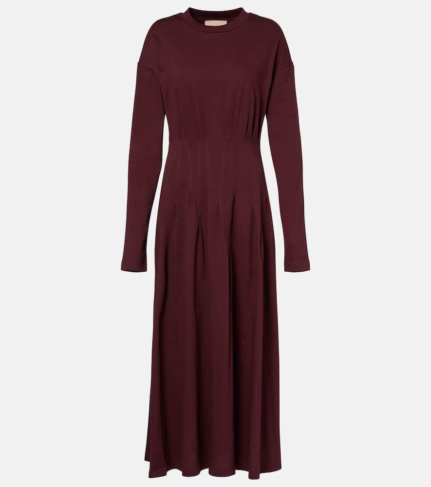 plan c cotton midi dress