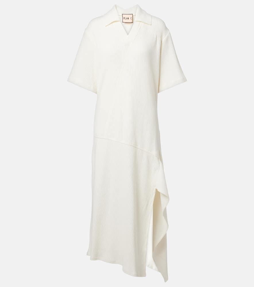 plan c cotton midi dress