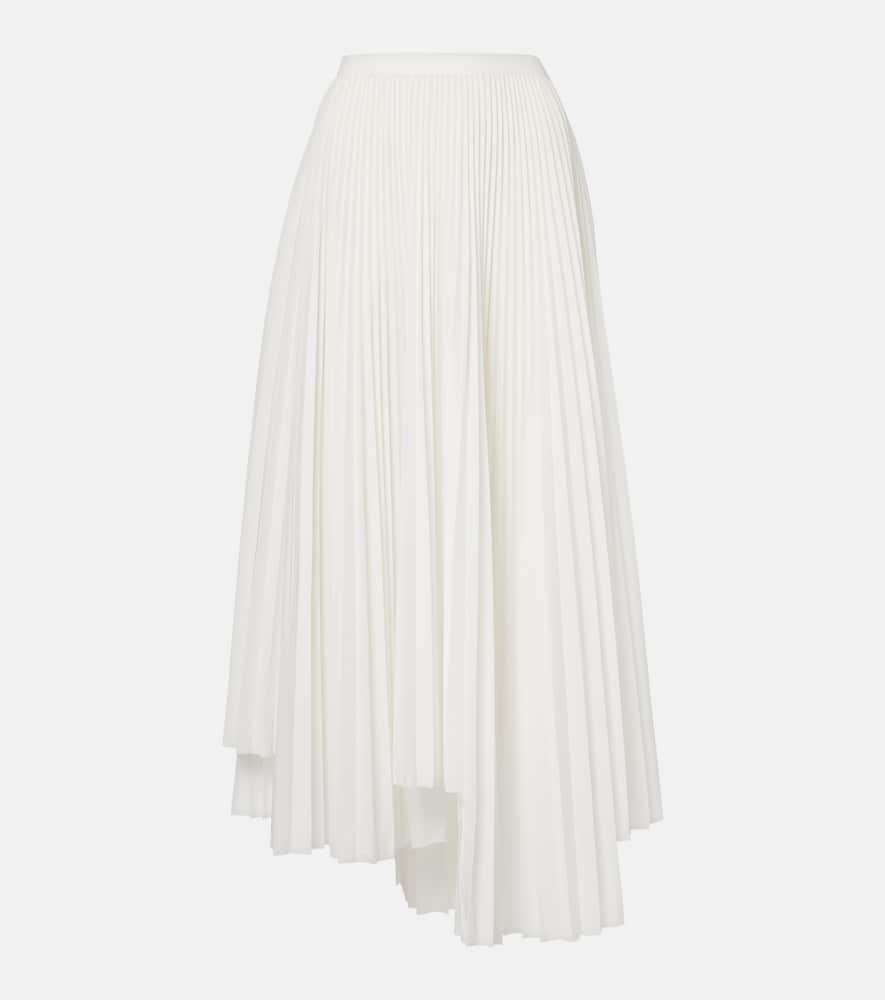 plan c plissé asymmetric muslin maxi skirt