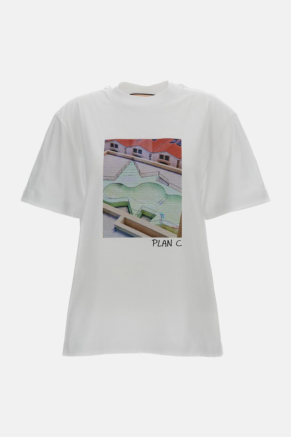 plan c printed t-shirt
