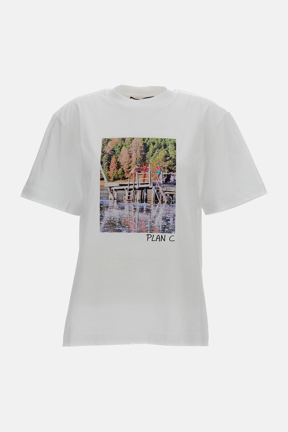 plan c printed t-shirt