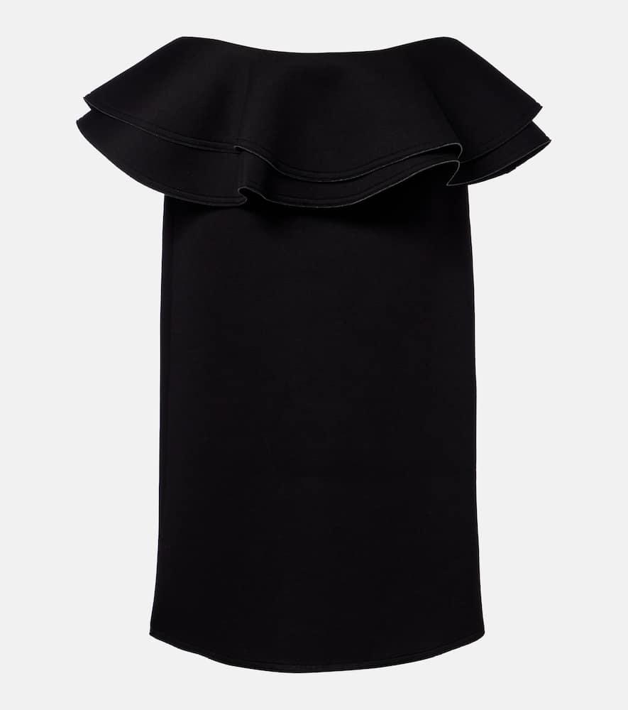 plan c ruffled midi skirt