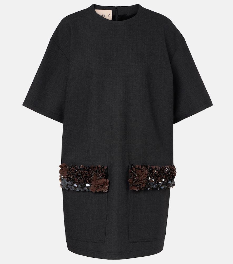 plan c sequined wool