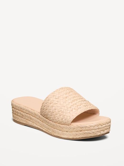 platform espadrille sandals