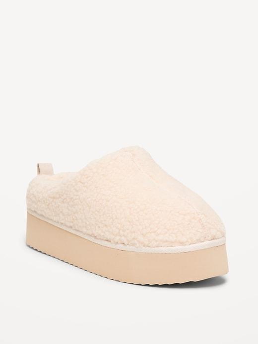 platform mule slippers for women