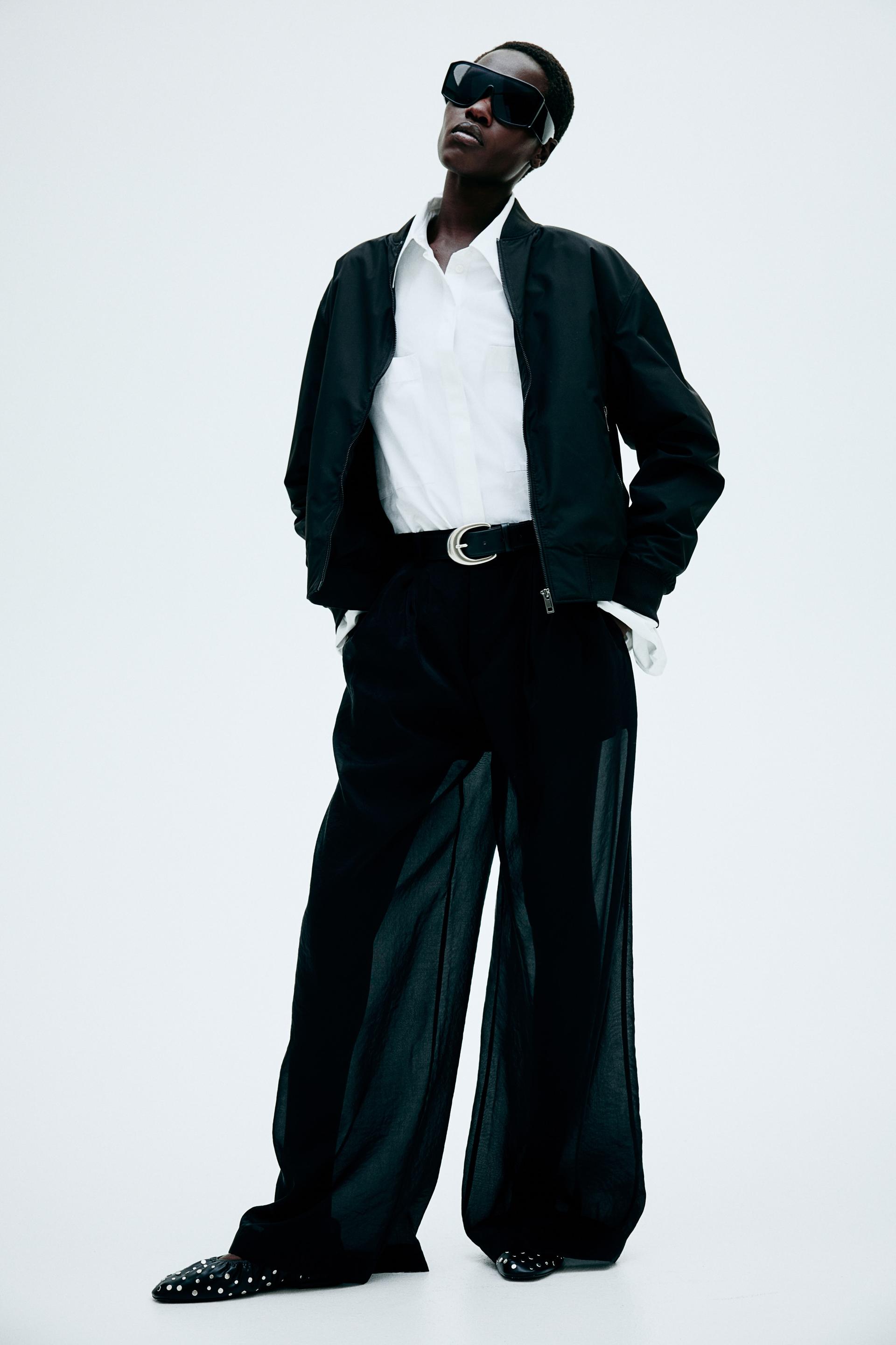 pleat-front pants