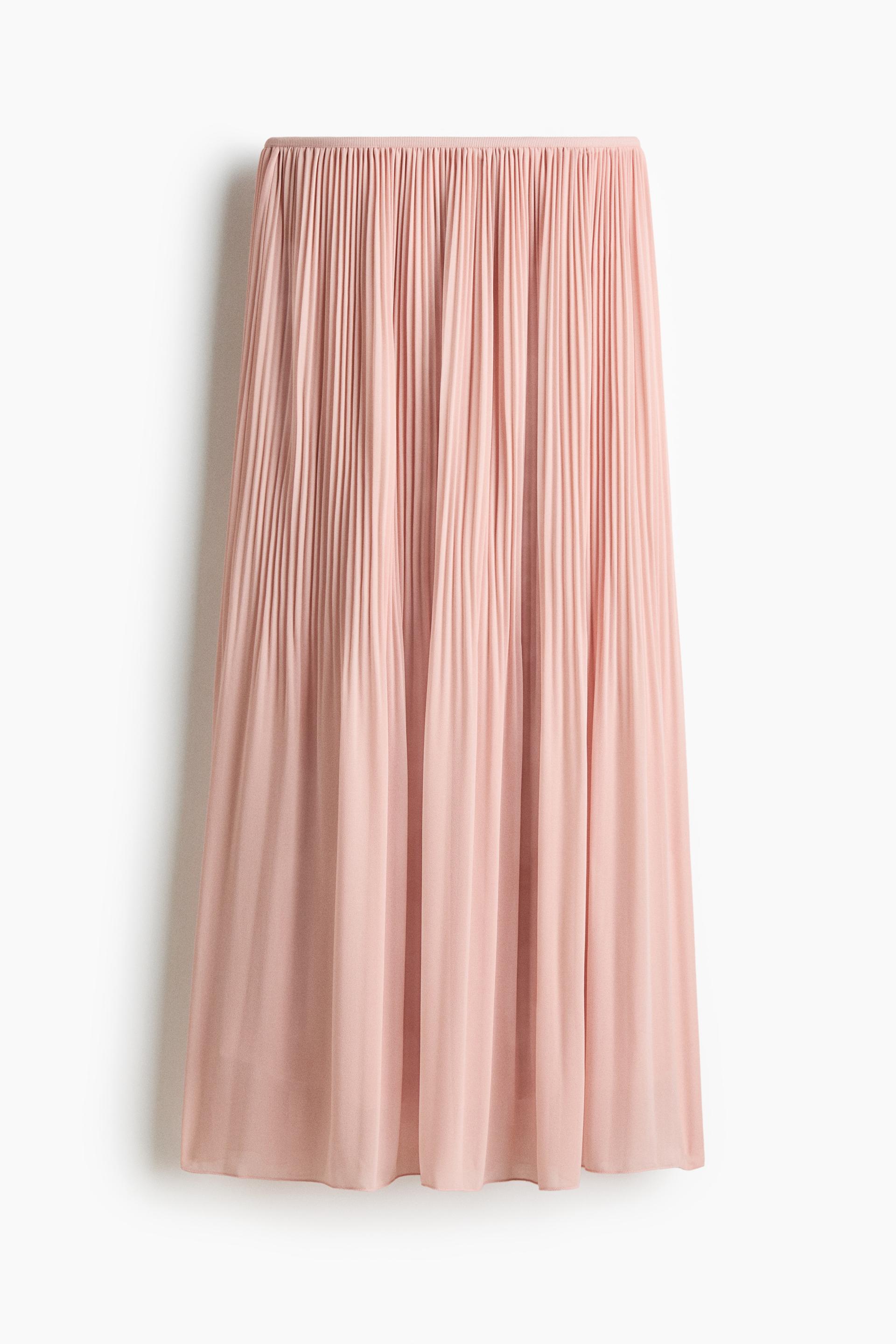 pleated chiffon skirt