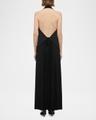 pleated halter vest dress