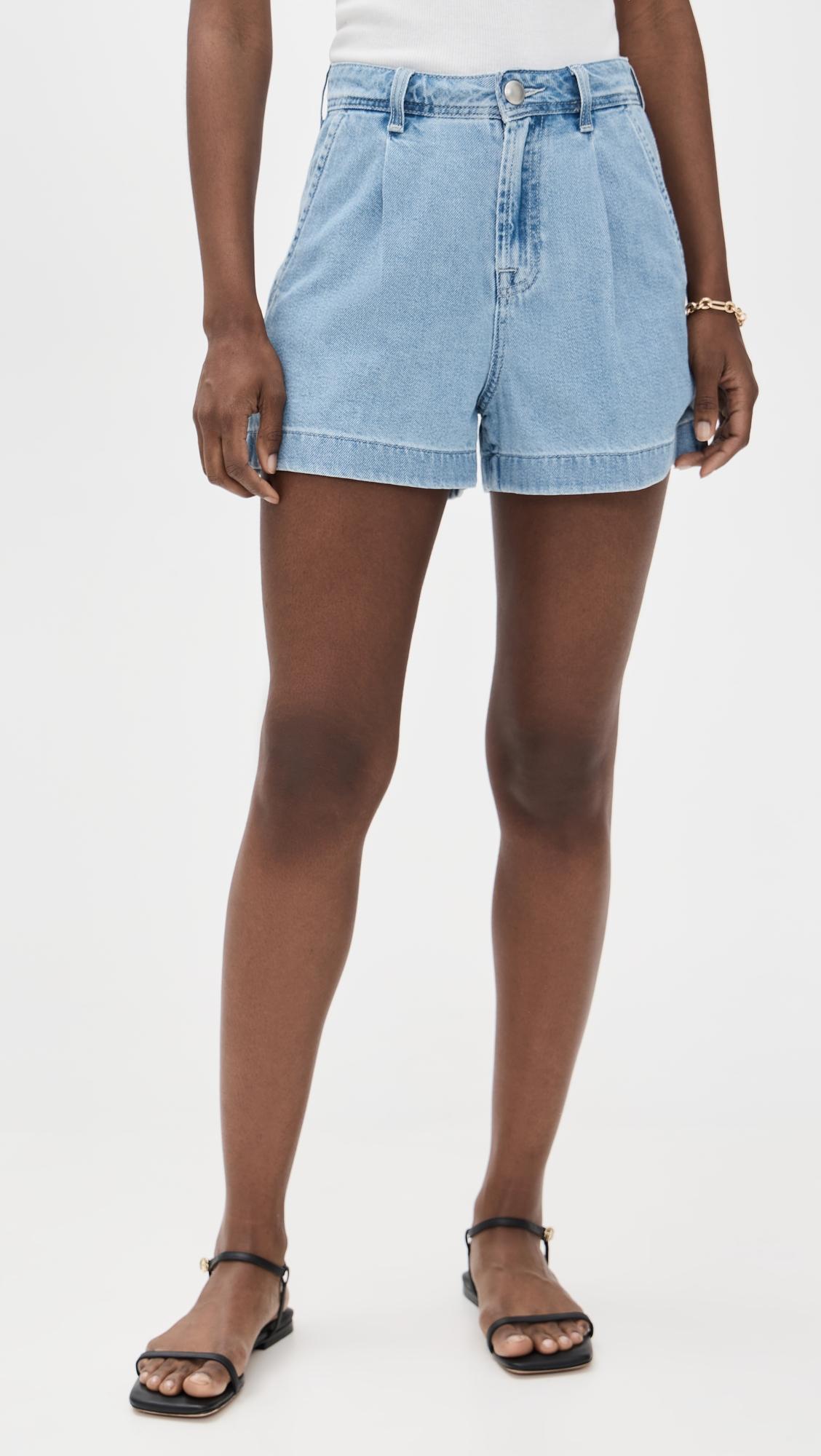 pleated shorts