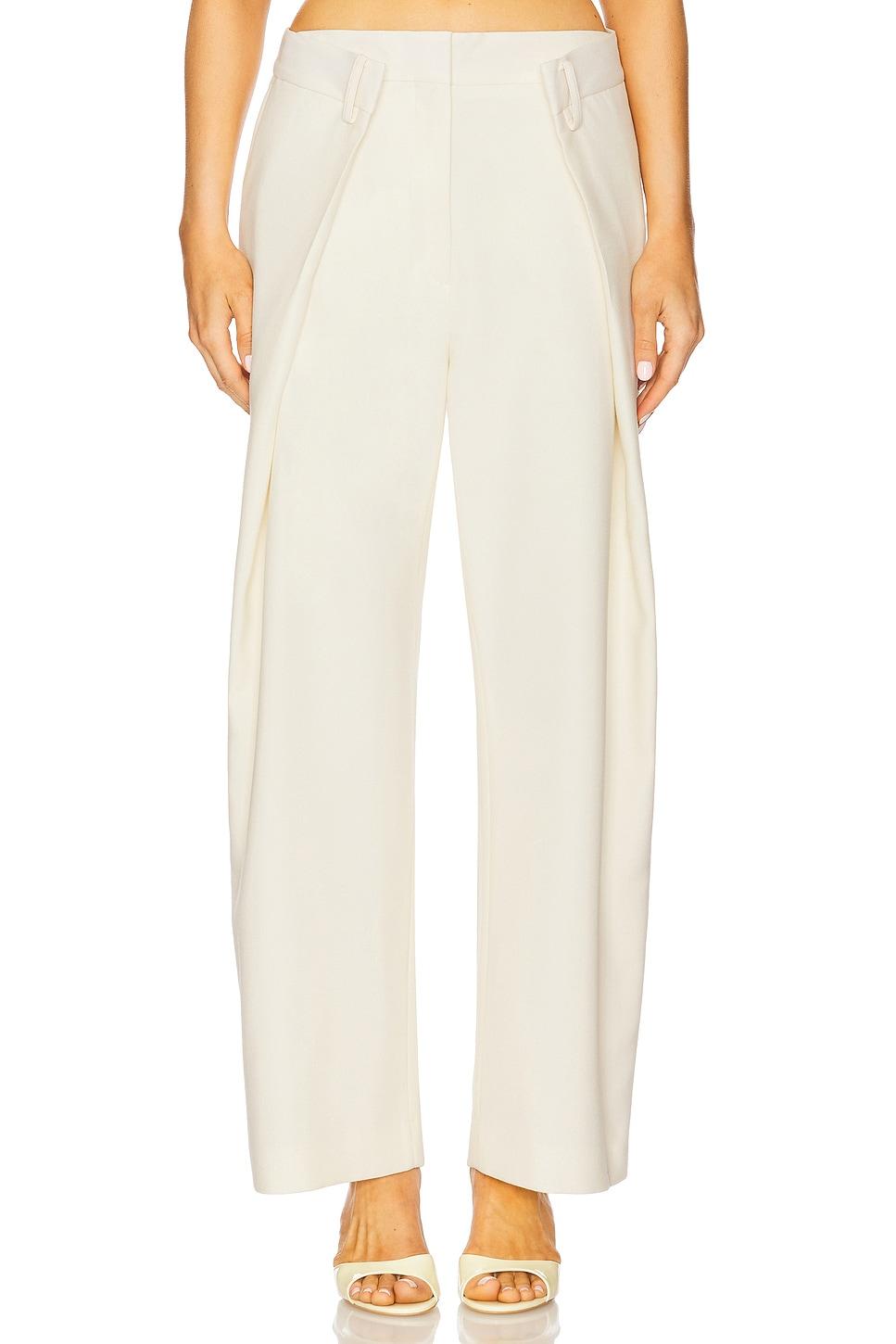 pleated wide trouser