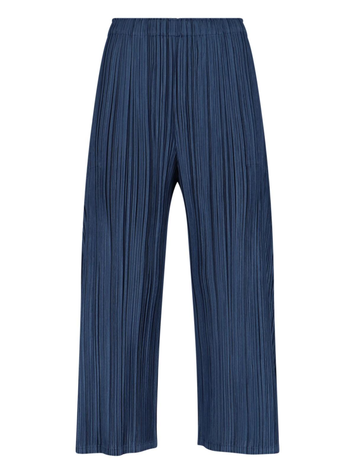 pleats please 'plissé' wide pants