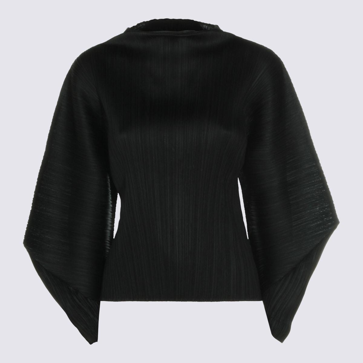 pleats please issey miyake black top