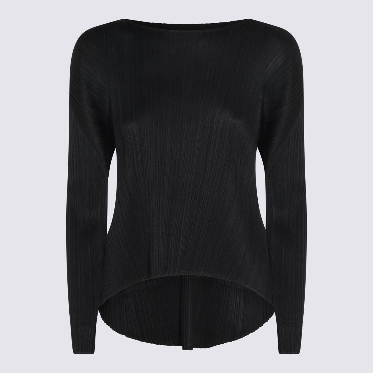 pleats please issey miyake black top